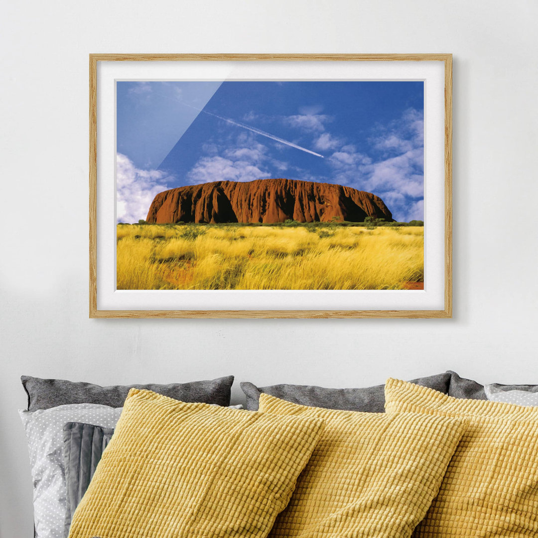 Gerahmtes Poster Uluru