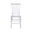 Chaises pour événements empilables en acrylique de style Chiavari
