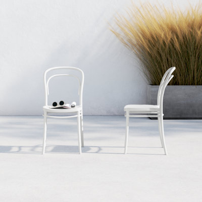 Farrah Stacking Patio Dining Side Chair by AllModern