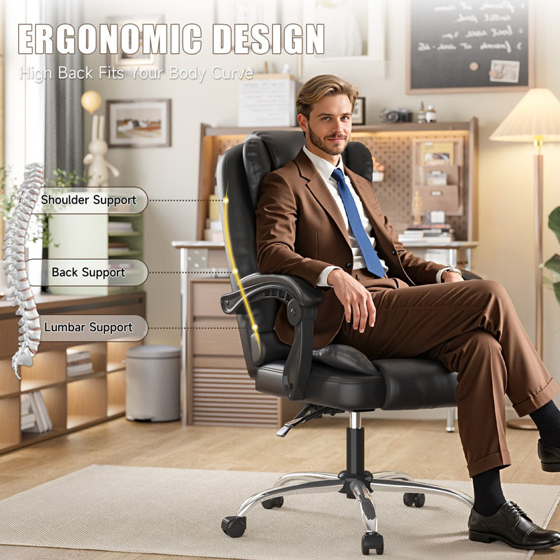 Aadhav Faux Leather Executive Chair