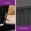 450l Lockable Garden Storage Box,Large Deck Box-667390478