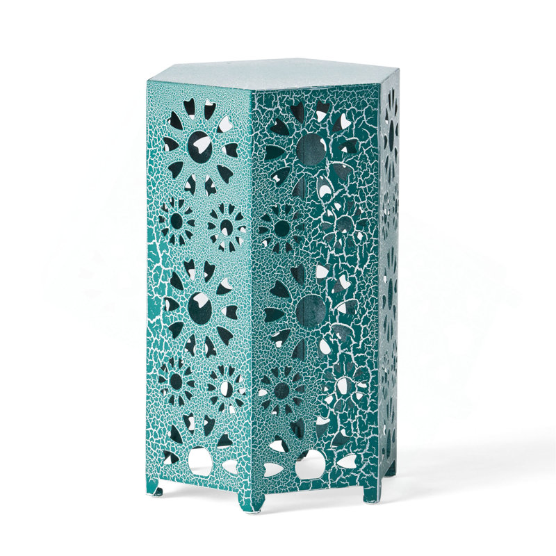 Outdoor Eliana Side Table, 2 Pcs, Teal