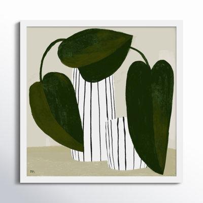 Juba "Striped Vases" Painting