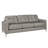 Solera Leather Sofa, Ivory