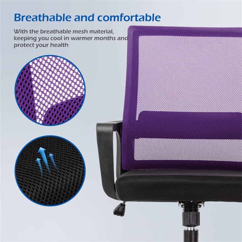 Office Chair, Purple