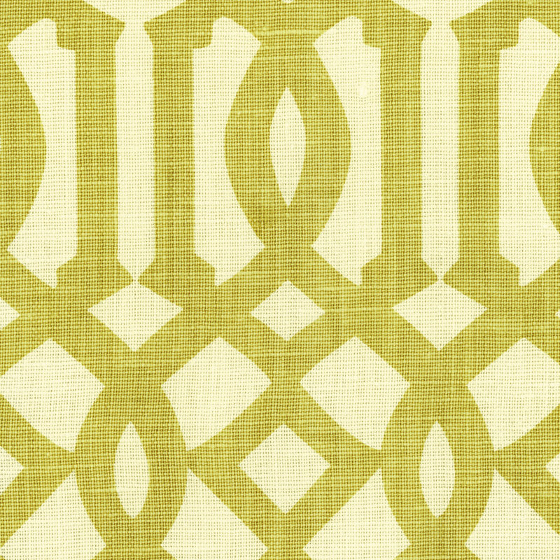 Tissu Imperial, Citrine / ivoire