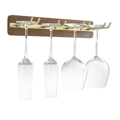 Wall Mounted Wine Glass Holder Storage Rack