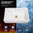 33" L X 20" W Ceramic Apron Front Farmhouse Kitchen Sink 10 Inch Deep Single Bowl Basin Workstation Sink