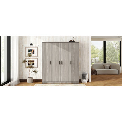 Armoire 4 portes avec 1 tiroir