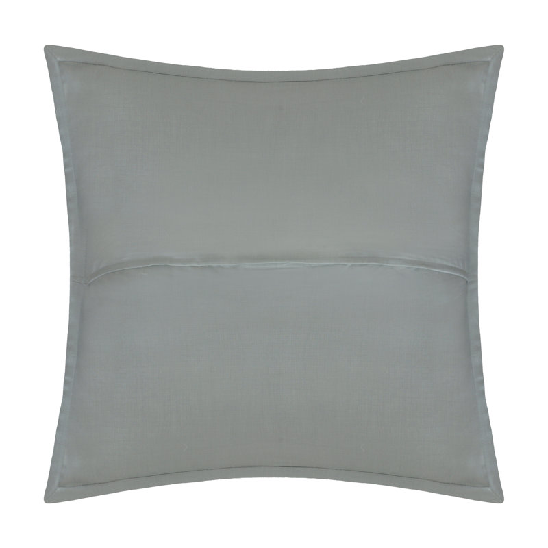 Cotton Sham Set, Mitzi Gray/Green