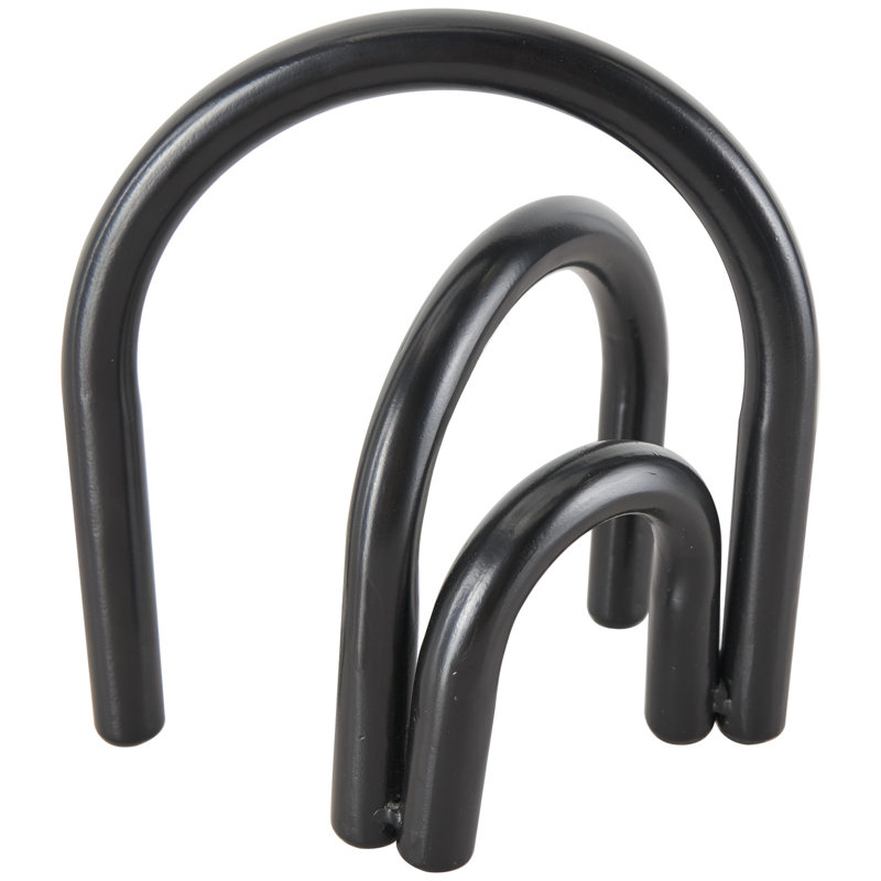 Fulgentas Abstract Figurines & Sculptures, Black