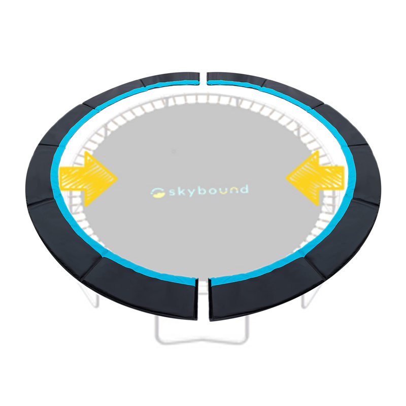 Frame Pad for Trampoline, Black/Blue