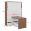 Lit escamotable avec bureau escamotable Murphy-1117305140