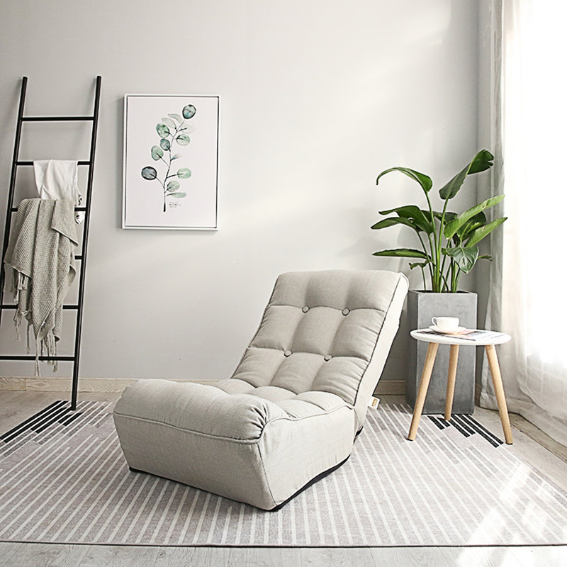 Single Sofa Reclining Chair Japanese Chair Lazy Sofa Tatami Balcony Reclining Chair Leisure Sofa Adjustable Chair