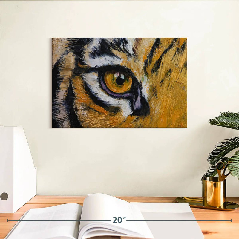 Brampt Tiger Eye, 8" H x 12" W