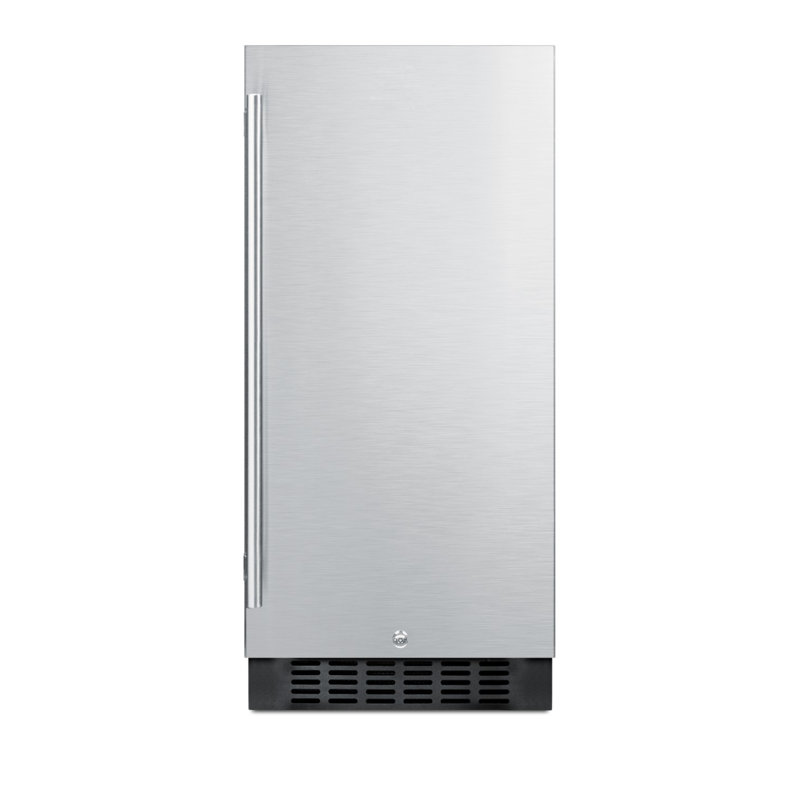 Summit Appliance Apartment Friendly 3 Cubic Feet Convertible Mini Fridge, Stainless Cabinet