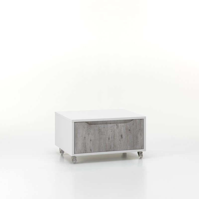 Yatts 60cm W 1 - Drawer Chest of Drawers, Cement