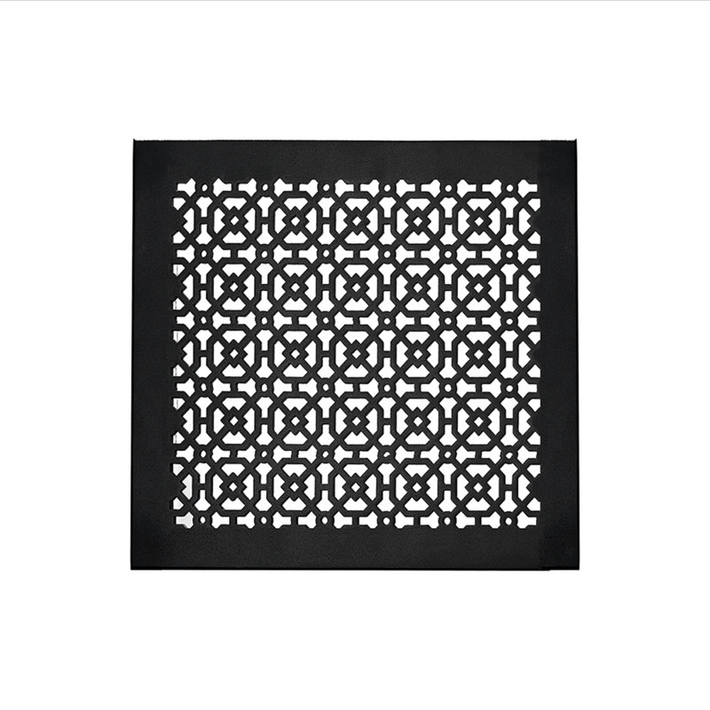 Ouverture de conduit 12 po x 14 po AIR RETOUR | Couvercle de conduit lourd en aluminium coulé (14 po x 16 po au total) | Thermolaqué