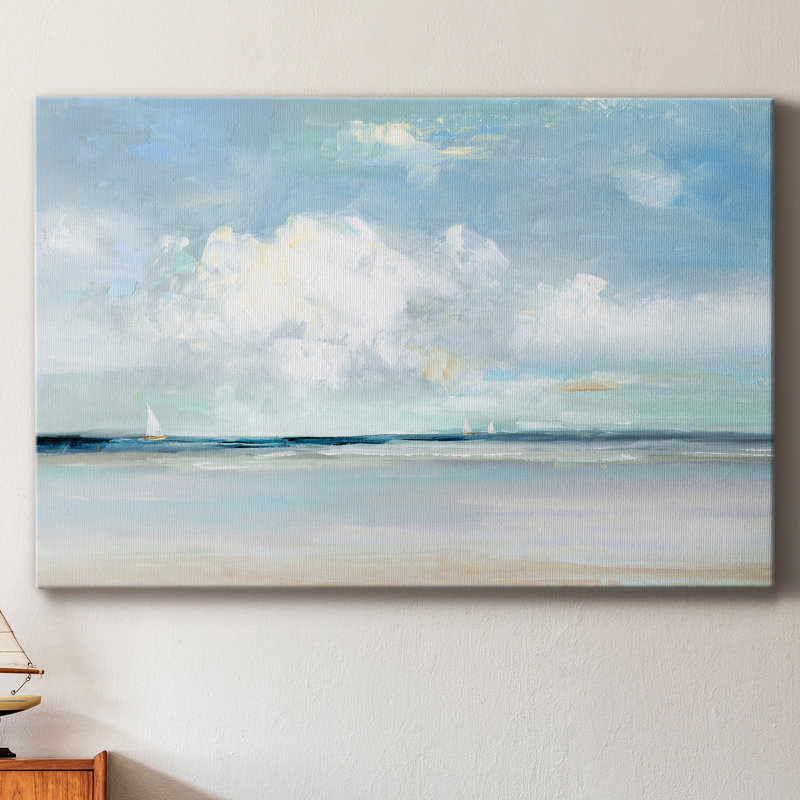 Brise d'été - peinture sur toile tendue, H 8 po x l 12 po x P 1,5 po