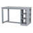 Counter Height Dining Table Set with 3-Tier Storage Shelves-1746294258-1746294259-1746294260