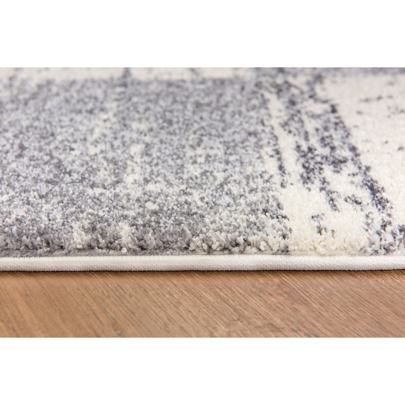 Tapis moderne de la collection Ahjanay, Rond 5 pi