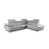 Grey Genuine Leather