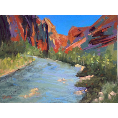 «Only a River's Gonna Make Things Right» par Dina Gardner - Peinture