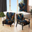 Fauteuil de chambre rembourré, fauteuil d'appoint Aldus moderne - Aldus-94890654