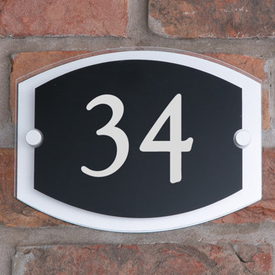 Sigfried 15cm H Plastic House Number