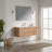 48" Wall Mounted & Floating Single Vanity With Ceramic Sink