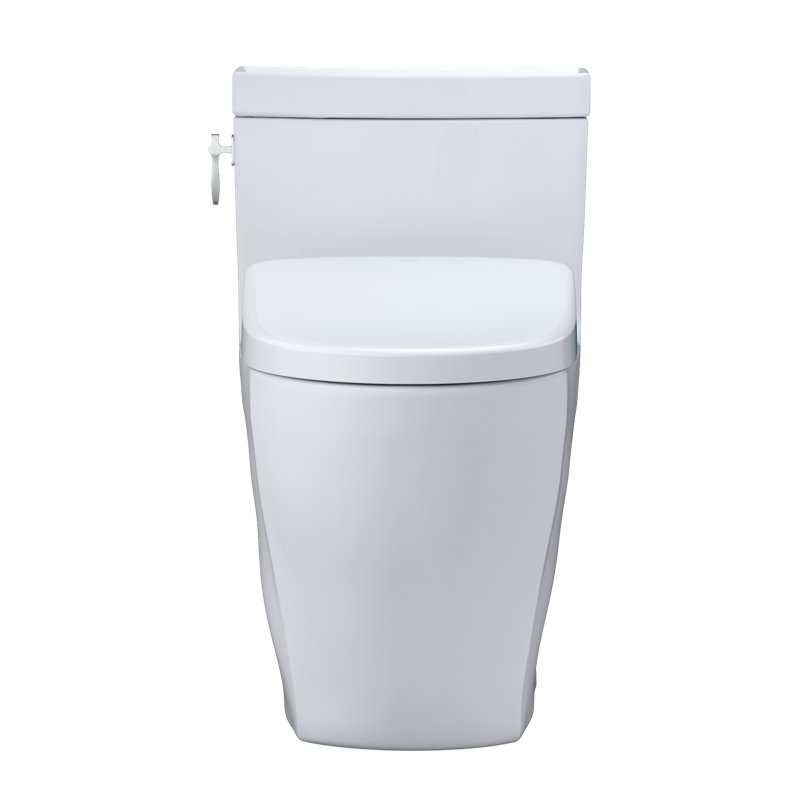 Aimes® 1.28 GPF Elongated Floor Mounted S7 One-Piece Toilet (Seat Included)