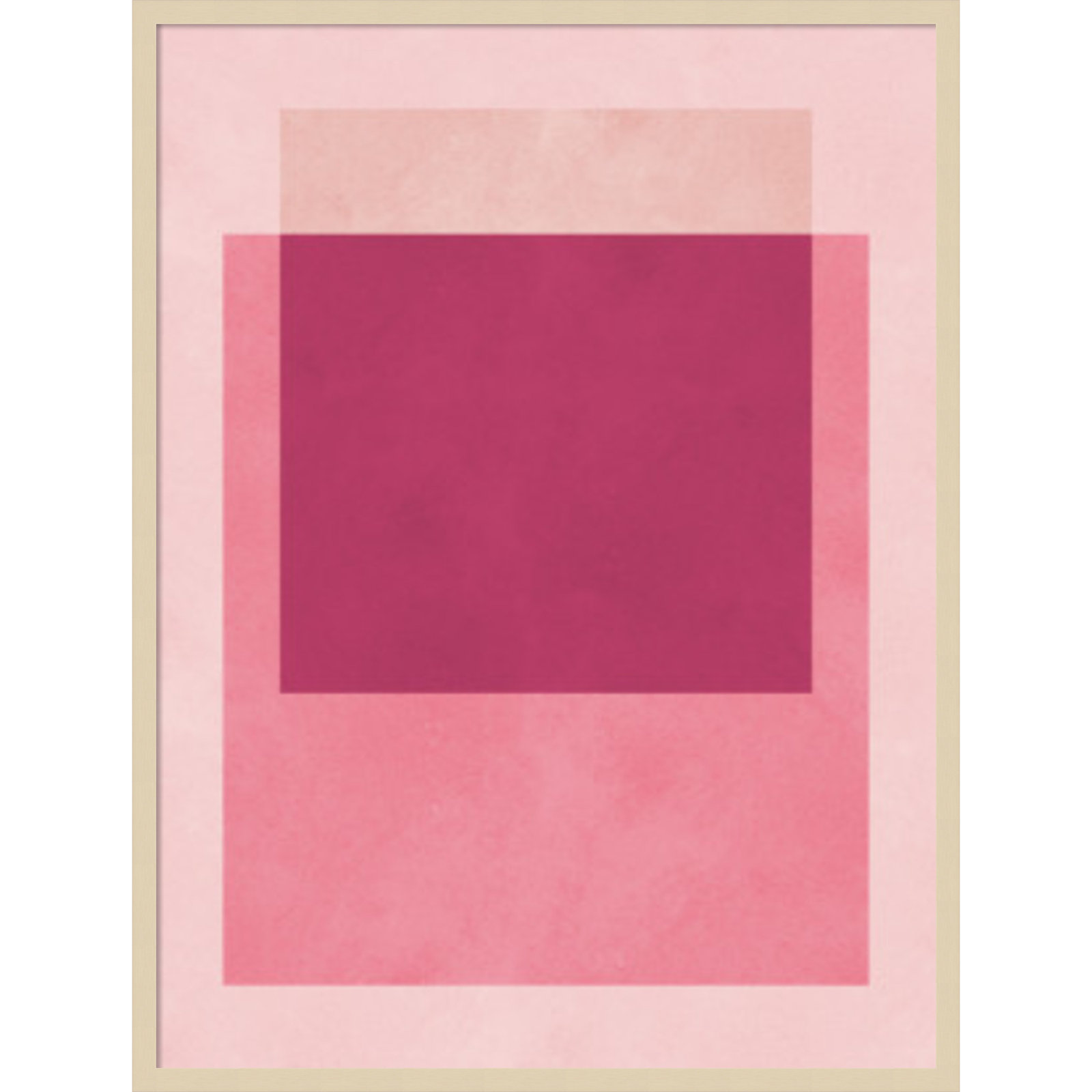 Overlapping Geometry 12 Print, 41" H x 31" W, Brown