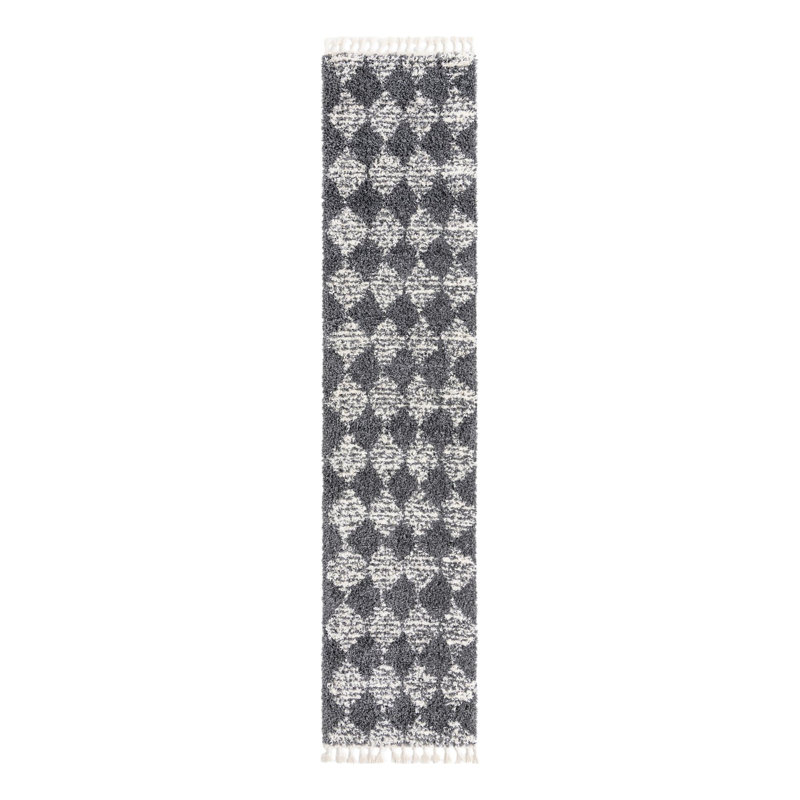 Tapis à poil long Serenity, Tapis de couloir 2 pi 7 po x 12 pi