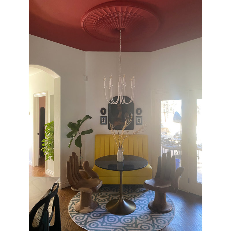 Cate 7 - Light Chandelier, Gesso White