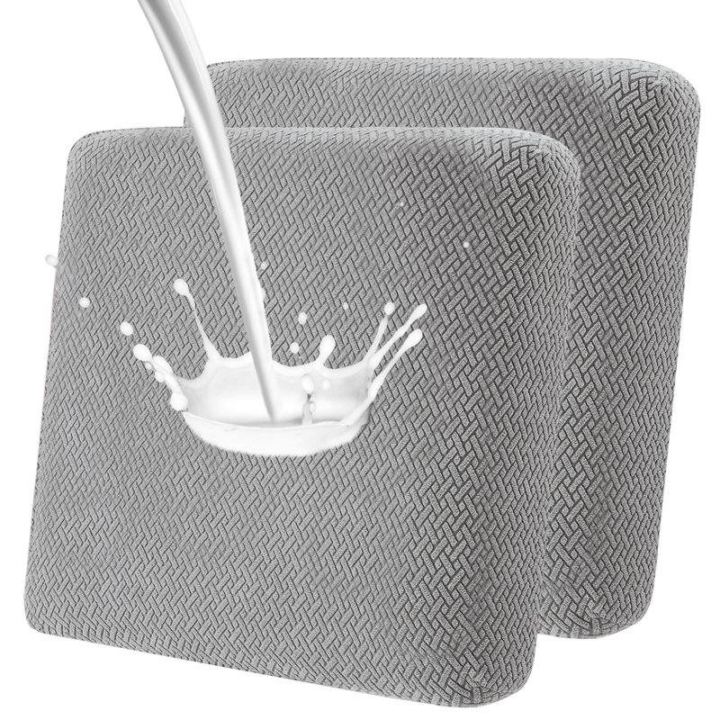 Housse pour coussin en tissu, Tissu gris pâle