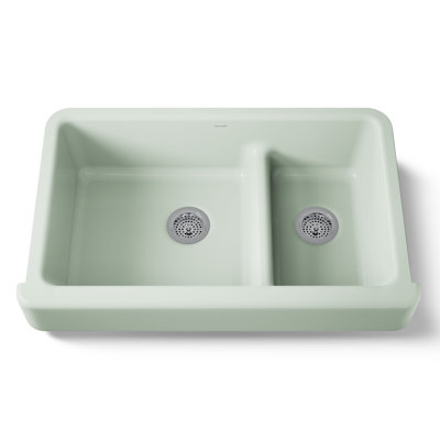 Whitehaven® 36" L x 22" W Double Basin Farmhouse/Apron Kitchen Sink