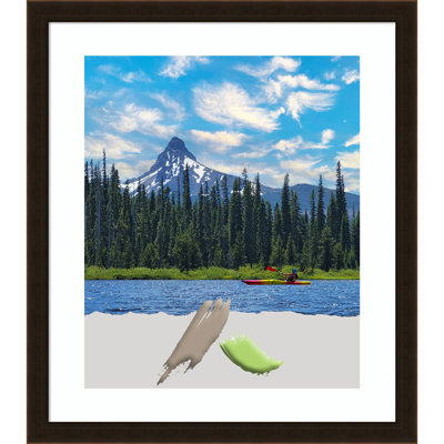 Randilyn Brown Wood Picture Frame with Mat
