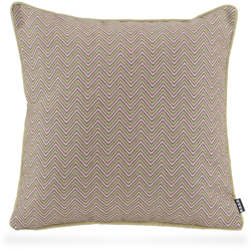 Leola Chevron Cushion, 50cm H x 50cm W x 10cm D, Square