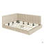 Full Size Upholstered Daybed/Sofa Bed Frame, Velvet-1014653715