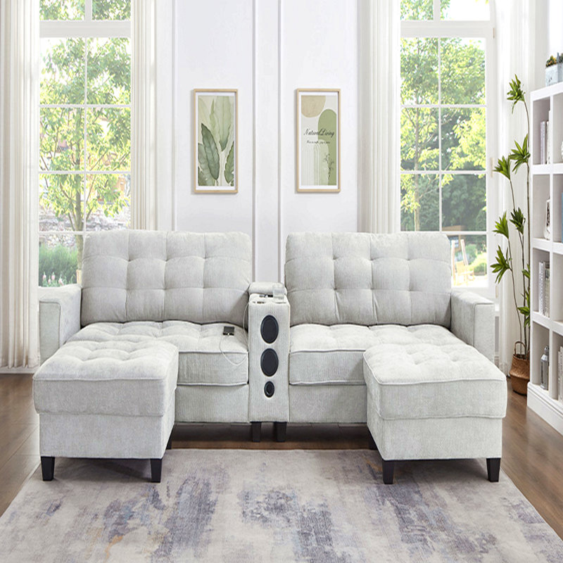 Canapé modulaire Modern, Ligth Grey Chenille