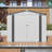 8x6 Ft, Metal Garden Tool Storage Shed, Lockable, Sealed Roof, No Fading, Balcony - Side Window, Lockable Door, Waterproof, Material, Modular, Fast Setup