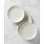 French Perle Scallop 4-Piece Dinner Plate Set