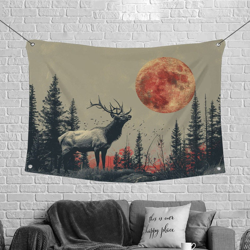 Microfiber Fabric Tapestry, 68" H x 80" W