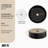 KES 16 Inch Round Black Vessel Sink, Modern Ceramic Porcelain Bathroom Sink Bowl for Bathroom Vanity Above Counter-122443974