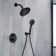 Thermostatic Complete Shower System with Rough in-Valve