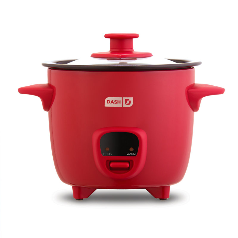 Dash 2 Cup Mini Rice Cooker, Red