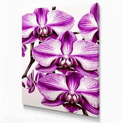 "Watercolor Botanical", art mural sur toile beige