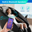 Fauteuil de massage 2024 corps entier, fauteuil de massage Shiatsu inclinable avec massage gonflable, écran tactile LCD, chauffage du bas du dos et du mollet, caractéristiques personnalisables et modes zéro gravité (noir)