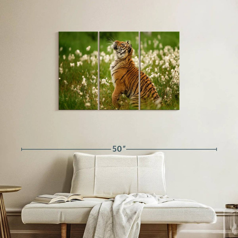 Brampt Tiger Cub, 24" H x 38" W