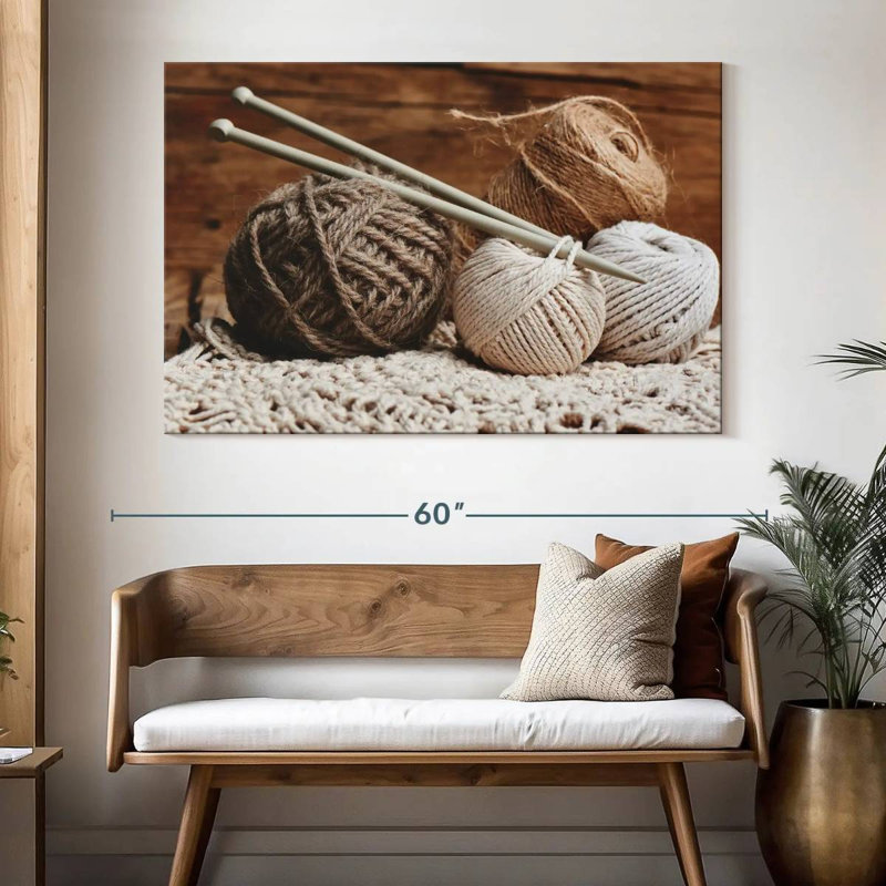 Senne Yarn For Knitting, 34" H x 51" W